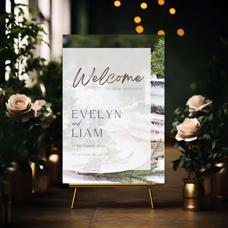 Welcome sign's