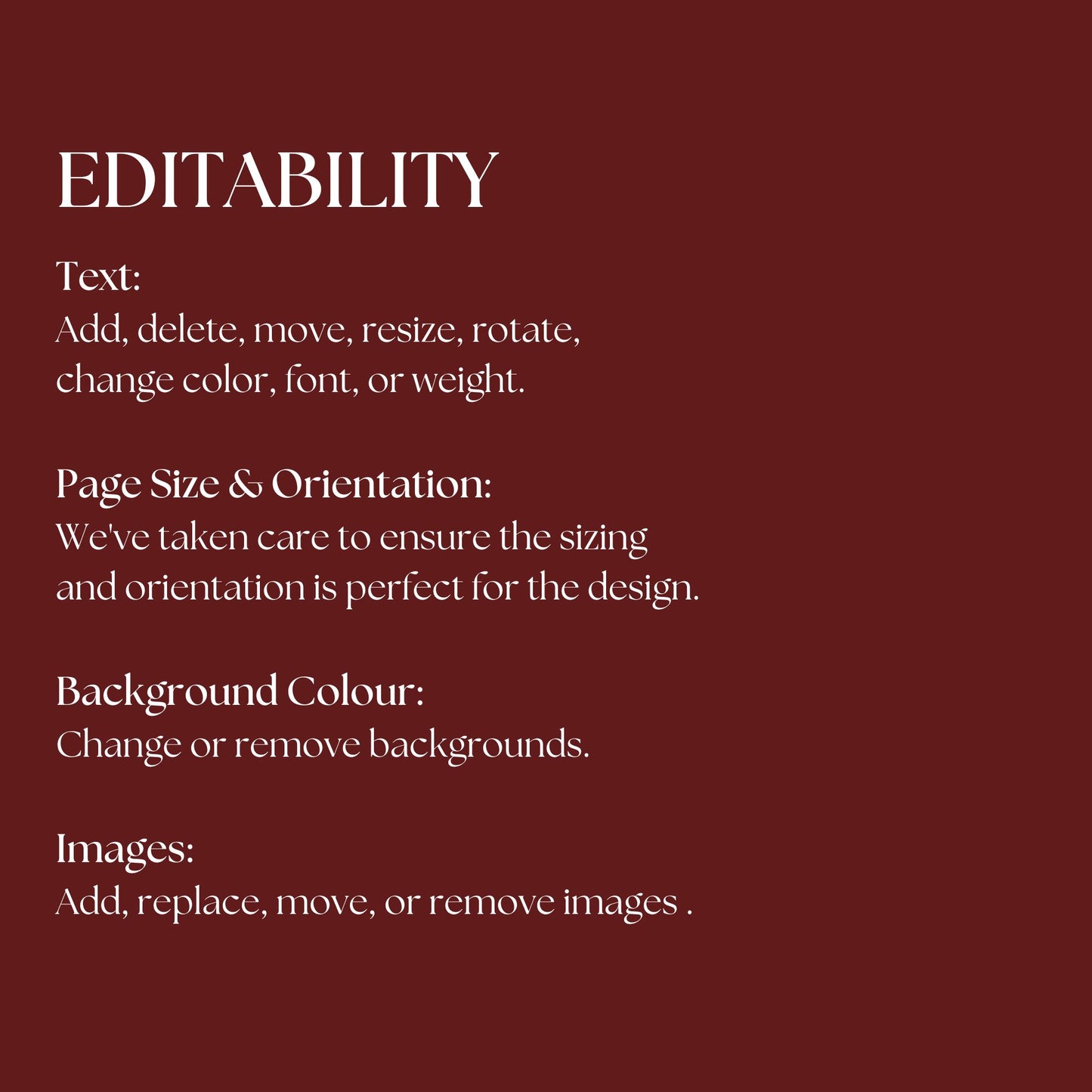 Elegant Burgundy Wedding Website Template with RSVP RED-004