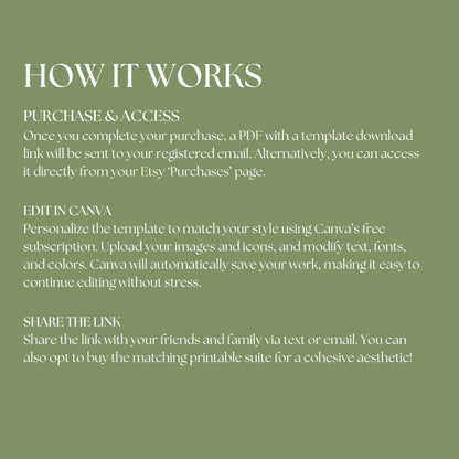Elegant Sage Green Wedding Website Templates with RSVP ESG-015