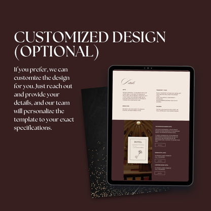 Vintage Prep Wedding Website Templates with RSVP VP-018