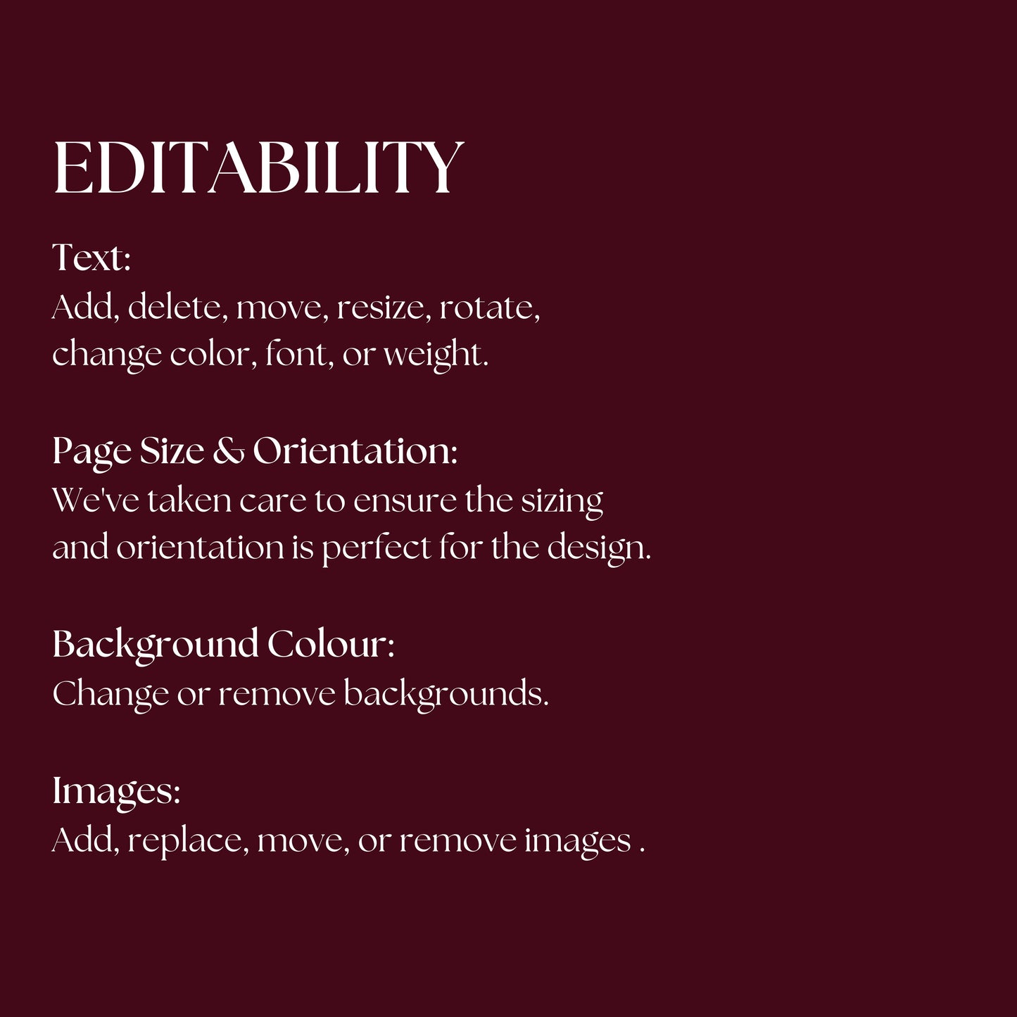 Burgundy Floral Wedding Website Template BURG-001