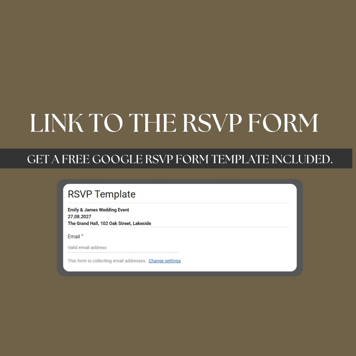 Vintage Romance Wedding Website Template VINT-005