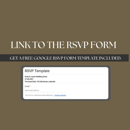 Vintage Romance Wedding Website Template VINT-005