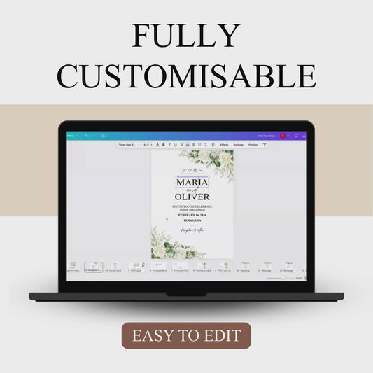 Wildflower Wedding Bundle Template WF-024