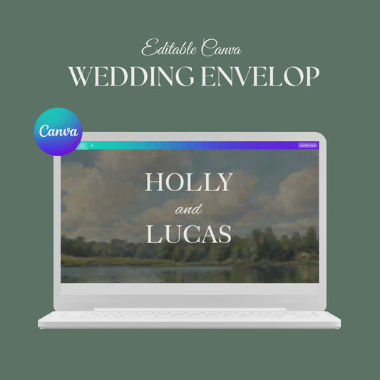 Romantic Countryside Wedding Website Templates RCW-021